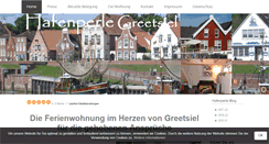 Desktop Screenshot of hafenperle-greetsiel.com